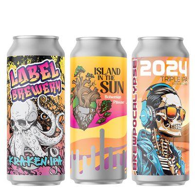 Beer Can Custom Labels