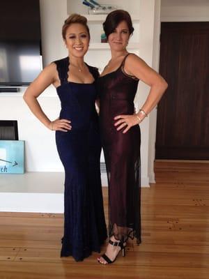 She did up me and my dear friend the day after my brother's wedding. We went more glam for this one. So much fun!