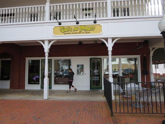 Cafe at Pharr storefront. Photo taken January 15, 2014.