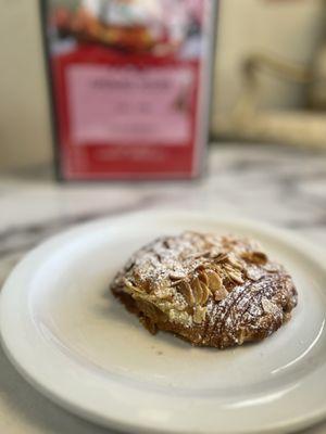 Chocolate almond croissant