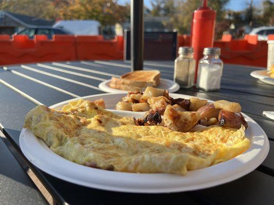 Pork Roll Omelette