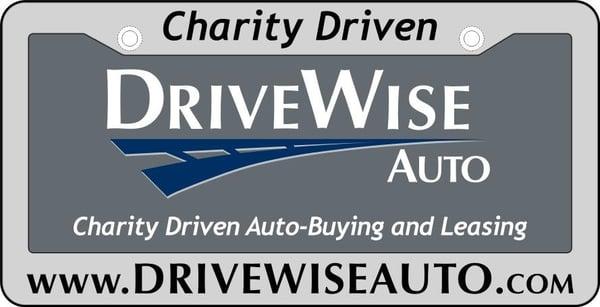 A donation made for every vehicle sold or leased.  Every license plate frame and insert is connected to charity!