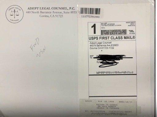 Brian said the checks he sent out were returned to sender but never reissued the checks afterwards.