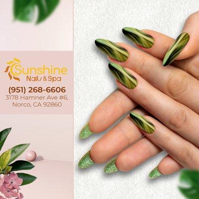 Are you bored with your nails and need a new one?

Come to    , you'll get a fresh and unique look f