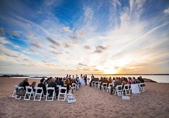 Our chair set up for our wedding.