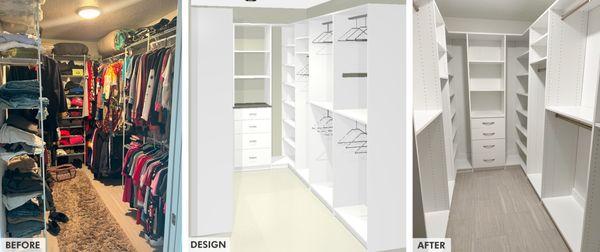 Our Beautifully Designed Bedroom Closet