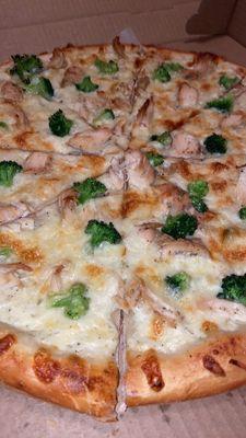 Alfredo pizza