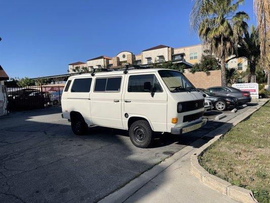 I think we are going to be hanging with these guys a lot more - Trooper the 85 Vanagon