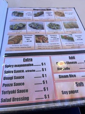 Menu 9/7/22