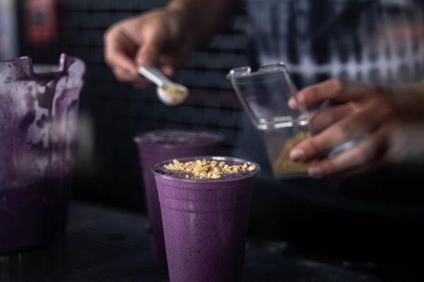 Blueberry Cobbler Protein Shake