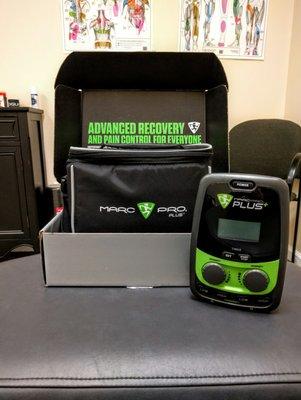 Enhance athletic performance, decrease recovery time and alleviate pain with the Marc Pro Plus!