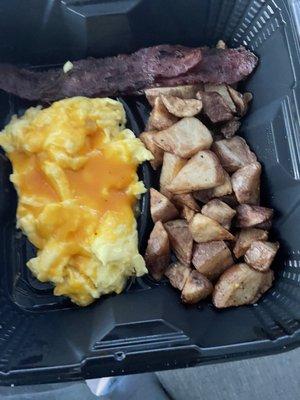 Eggs Red Skinned Potatoes Turkey bacon