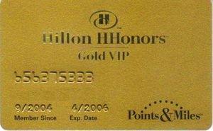 photo of HiltonGoldMember X.