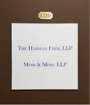 Moss & Moss LLP 
 381 Park Avenue South, Suite 1220
 New York, New York 10016