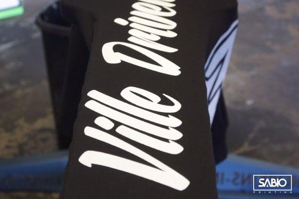 Custome Printing on hoodie sleeve