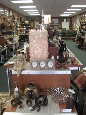 We have Antiques, Vintage, Collectibles, Mid-Century, Modern, Art, Pottery, Kitchen Items, Purses, Asian Section & so much more!