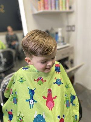 Lil' guy haircut