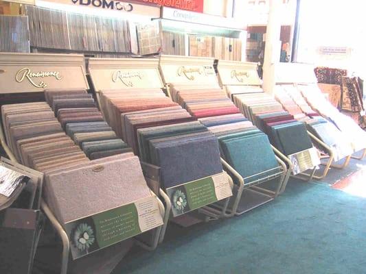 Carpet sample racks