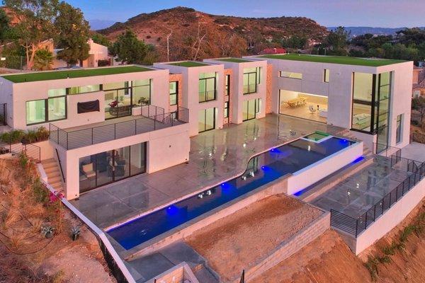 Whole home with custom glass windows