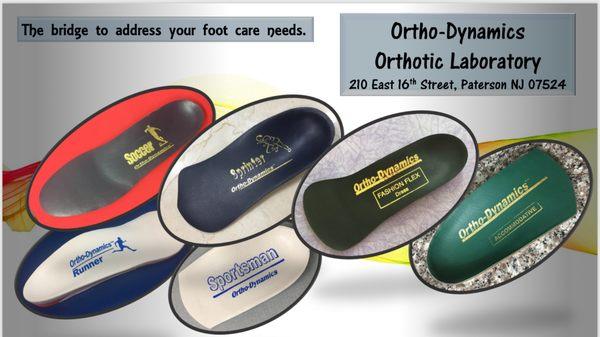 A wide range of custom orthotics for various conditions. Ready to serve you!