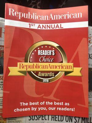 Waterbury Republican American readers choice awards for Thursday, August 30, 2018 voted number one best salon