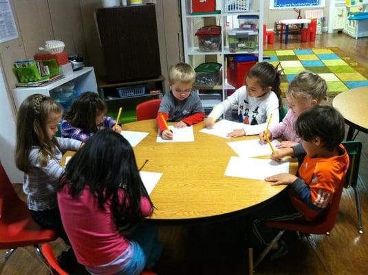 Pre-k class at Four Seasons, 2015