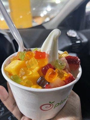 Medium Yogurt with 5 Toppings