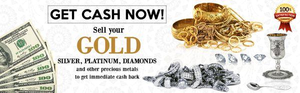 Get Quick Cash - Sell your Gold, Silver or Platinum at Cash Express in Philadelphia.