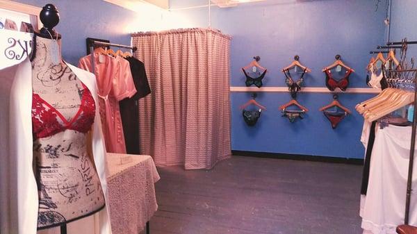 Stop by our lovely boutique for your luxury fashion lingerie needs! As well as lovely vintage finds!