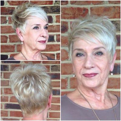 Beautiful, elegant short Haircut on a gorgeous lady!