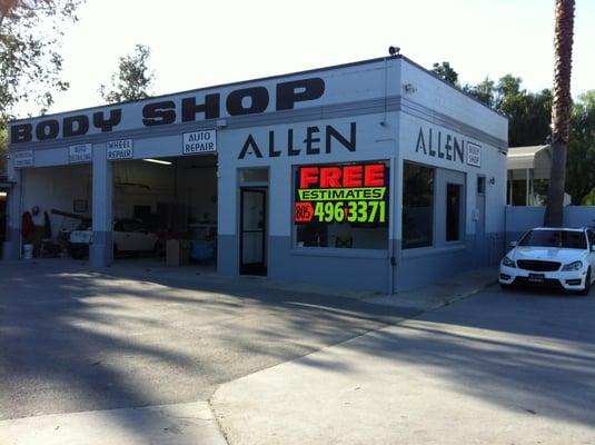 Allen Auto Body's Front office