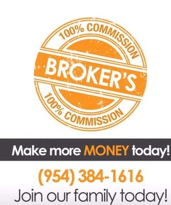 Broker's Real Estate Broward: Great service for Homeowners and Agents. 954 384 1616 / brokersbroward.com