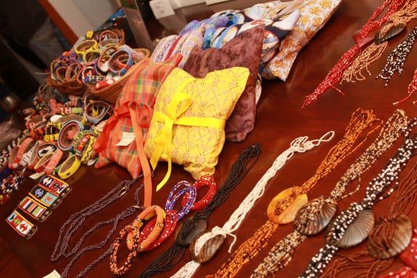 Enkiteng gift wrapping bags and Enkisoma beaded jewelry