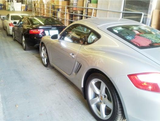 Cars waiting to be shipped