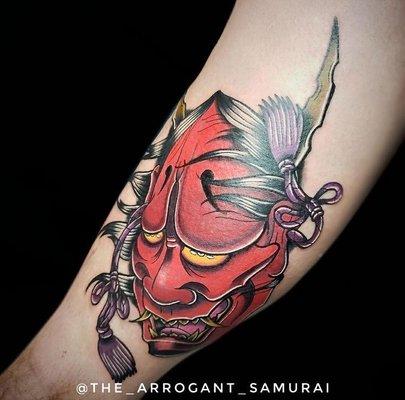 Hannya Mask by Zed Z aka The Arrogant Samurai