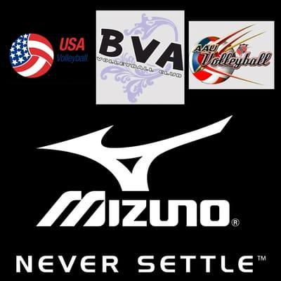 BVA is affiliated with USA Volleyball, AAU's, and Mizuno!