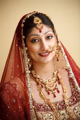 indian wedding, hair & makeup