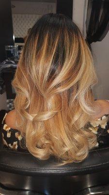 Extra Light Golden Blonde & Long Layers