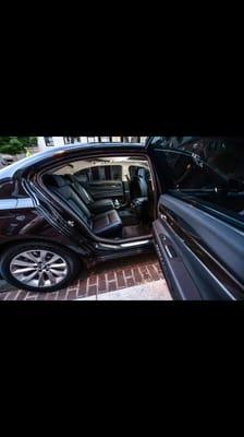 2015 BMW 740LI - Our Upper Class Service - Spacious leather interior, Reclining Seats,