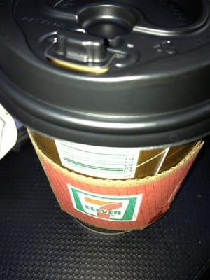 Small hazelnut brew with caramel macchiato creamer: $1.49