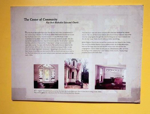 The church history of Flat Rock