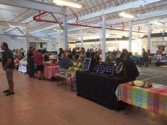 The Stonington Farmers Market is inside at the Velvet Mill from October to May.