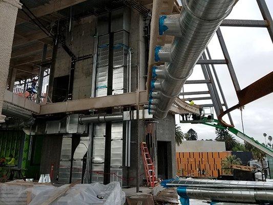 Ductwork from Riverside Main Library