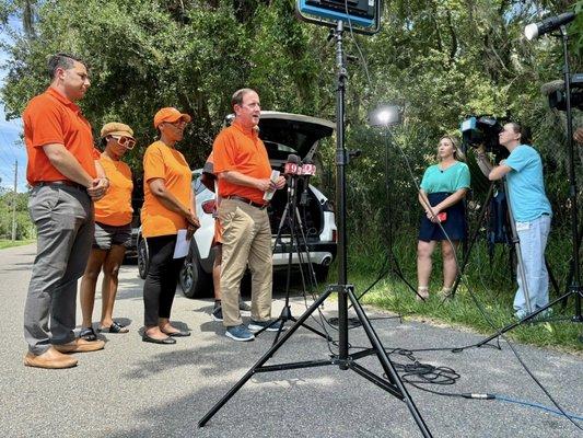 News Conference in Central Florida