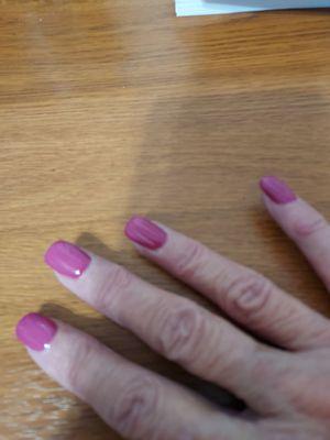 My nails done by Teri of Teri Nails and Spa yesterday