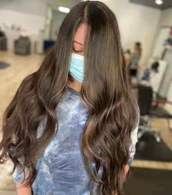 Natural balayage