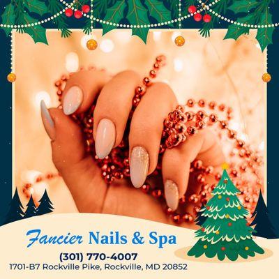 The Christmas season is here and we are ready to rock the party with our new set of nails.