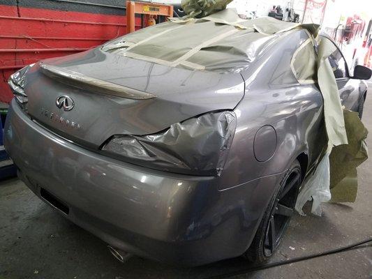 Infiniti g37 coupe painting