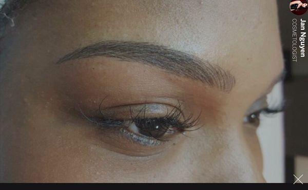 Perfect or the best brow with Microblading