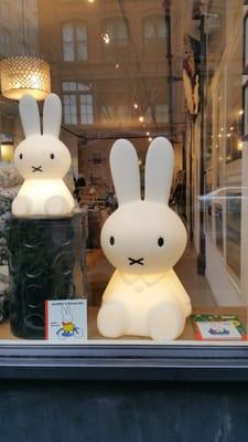 Wanted to take these Miffy lamps home but they wouldn't fit in my luggage! :-(